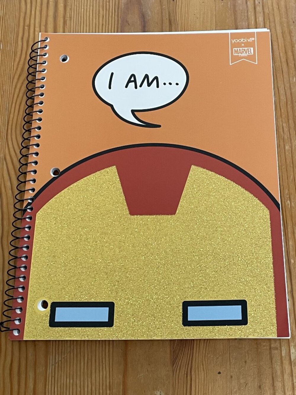 Marvel x Yoobi Iron Man Spiral Notebook